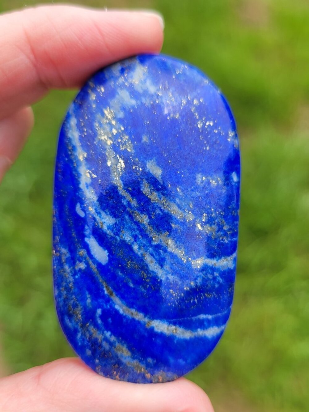 Lapus Lazuli Palm Stone (LL061)